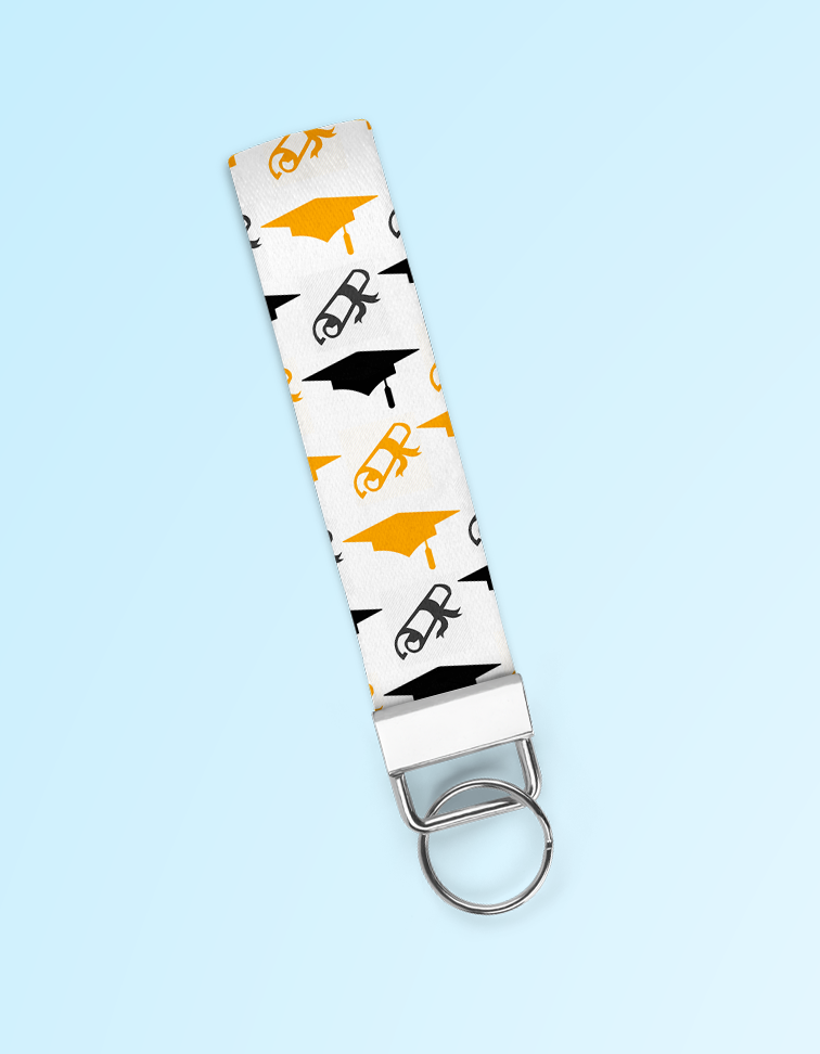 Graduation KeyFob Wristlet | Grace & Fire Designz