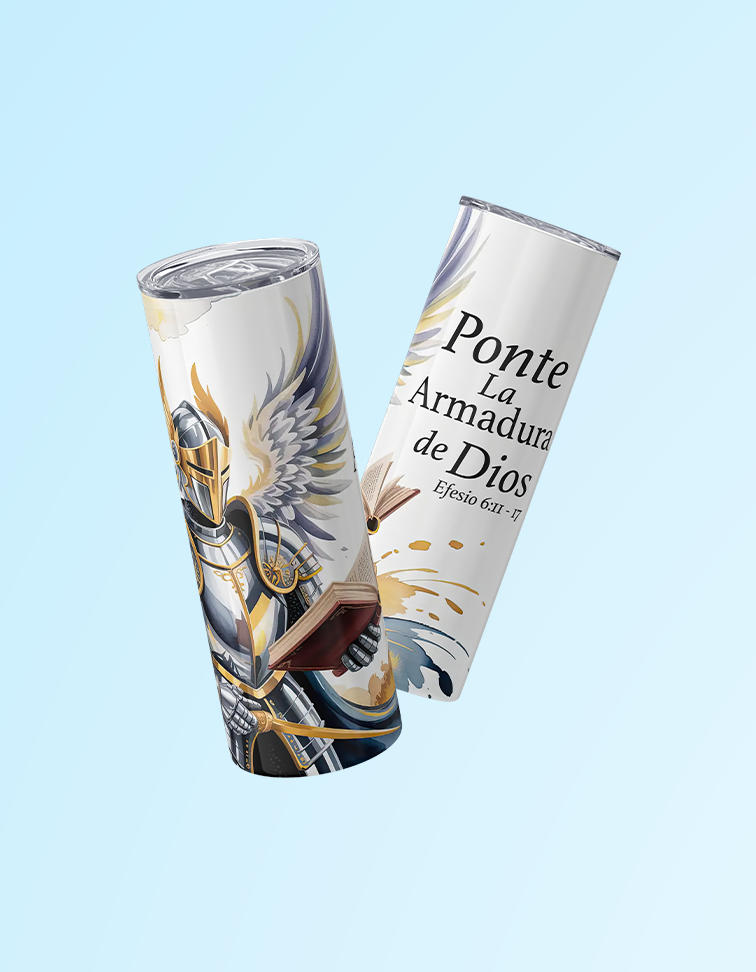 Ponte la Armadura de Dios 20oz. Tumbler | Grace & Fire Designz