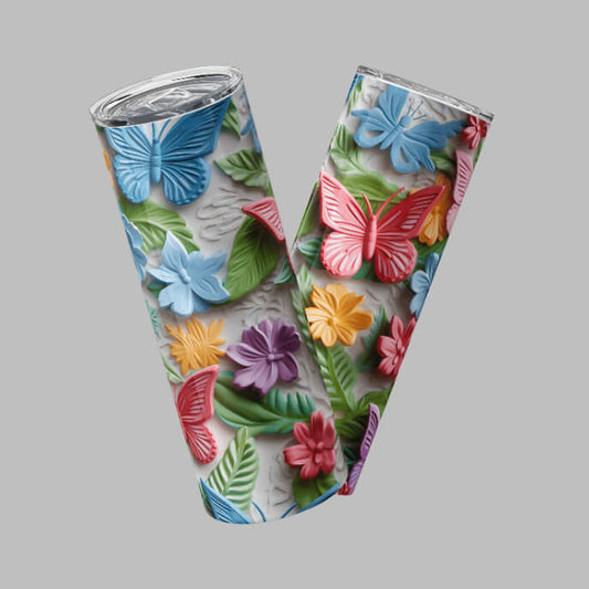 3D Tropical Butterflies | Grace & Fire Designz