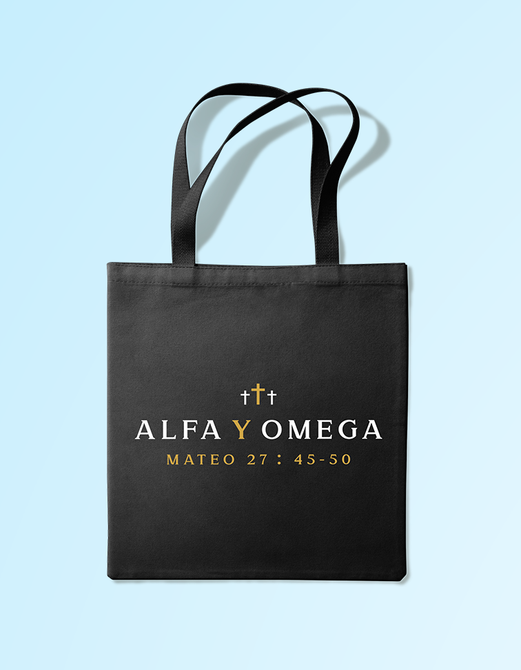 Alfa & Omega Tote Bag | Grace & Fire Designz