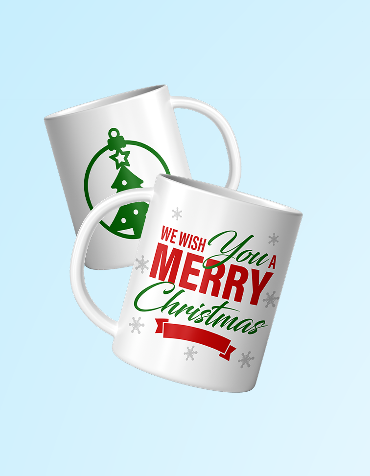 Christmas 11oz White Mug | Grace & Fire Designz