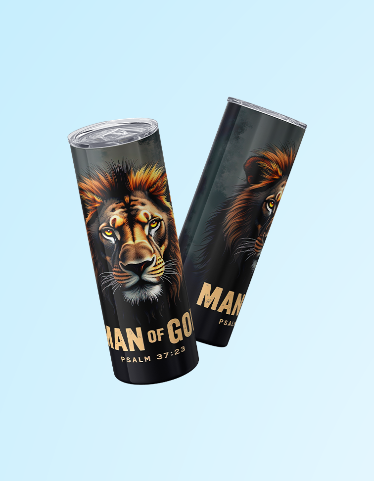 Man of God 20oz. Tumbler | Grace & Fire Designz