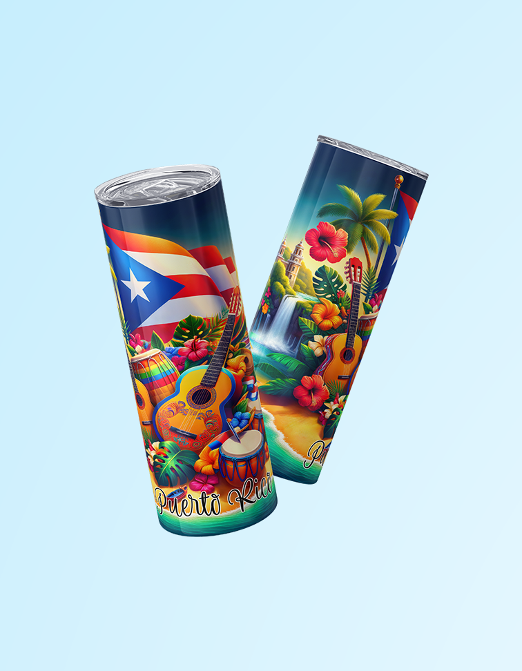 Puerto Rico Raices 20oz. Tumbler | Grace & Fire Designz