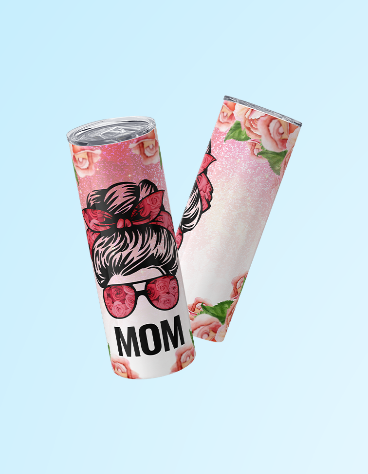 Mom Tumbler 20oz. Grace & Fire Designz
