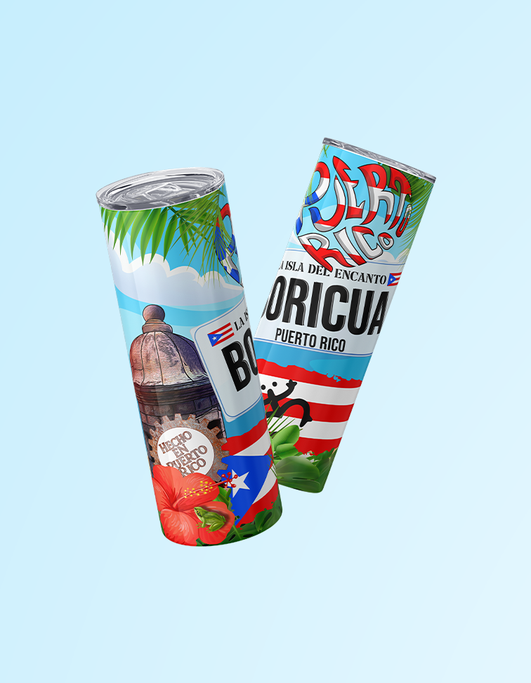 Puerto Rico Boricua 20oz. Tumbler