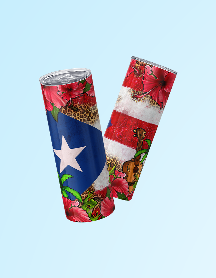 Puerto Rico Tropical 20oz. Tumbler