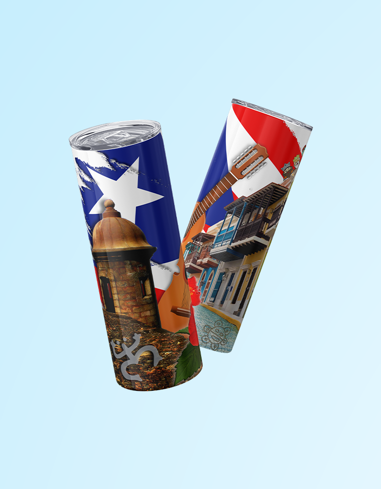 Puerto Rico Design # 1 20oz. Tumbler